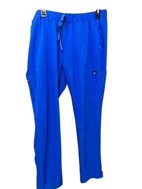 Women's Straight Leg koi lite Work Pants with Utility Pockets in Blue